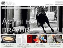 Tablet Screenshot of museotaurinovalencia.es